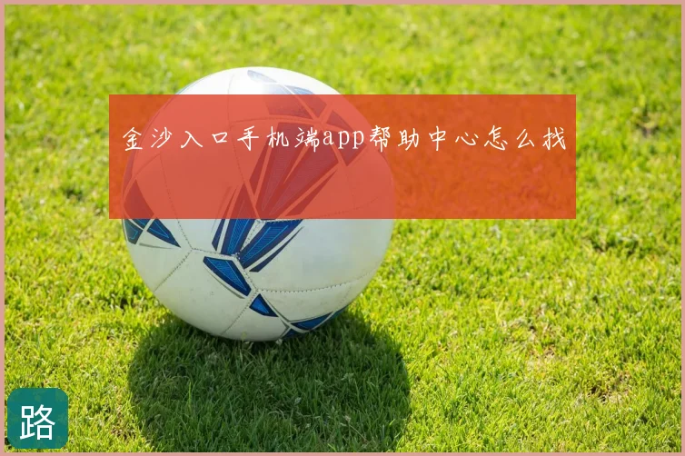 金沙入口手机端app帮助中心怎么找